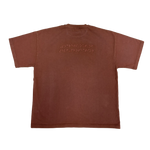 heavyweight tshirt braun front laey