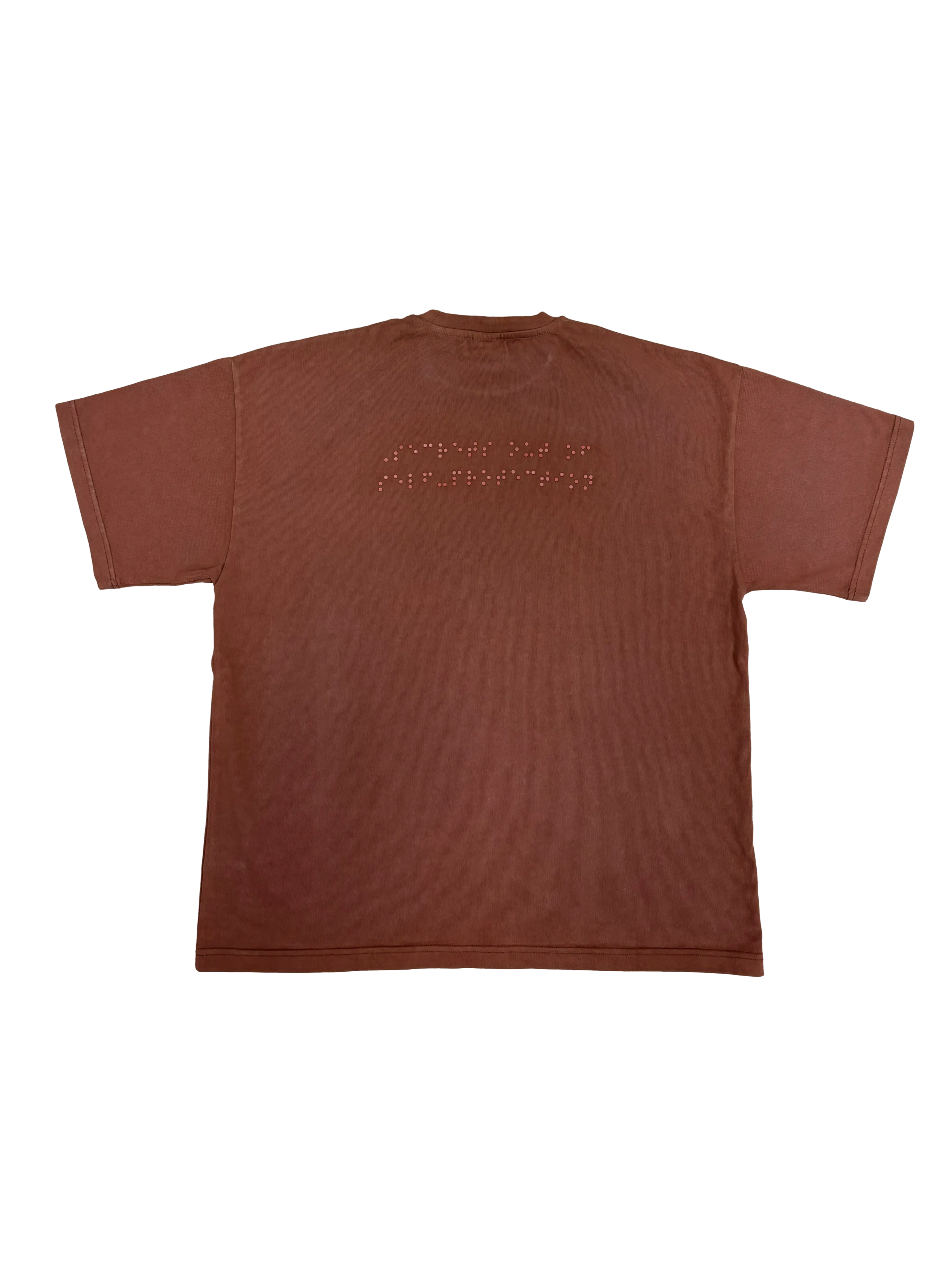 heavyweight tshirt braun front laey