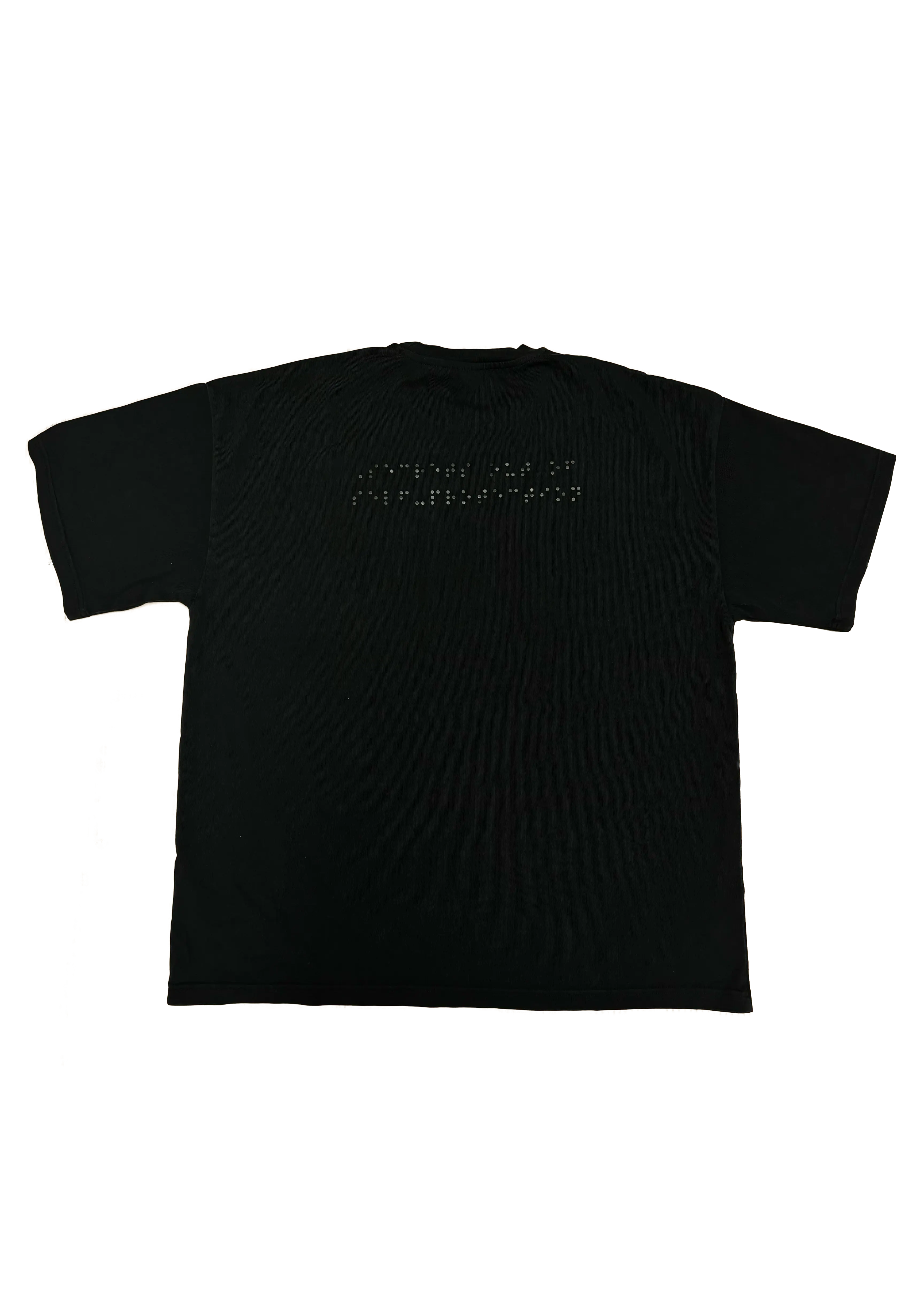 heavyweight tshirt schwarz laey braille design